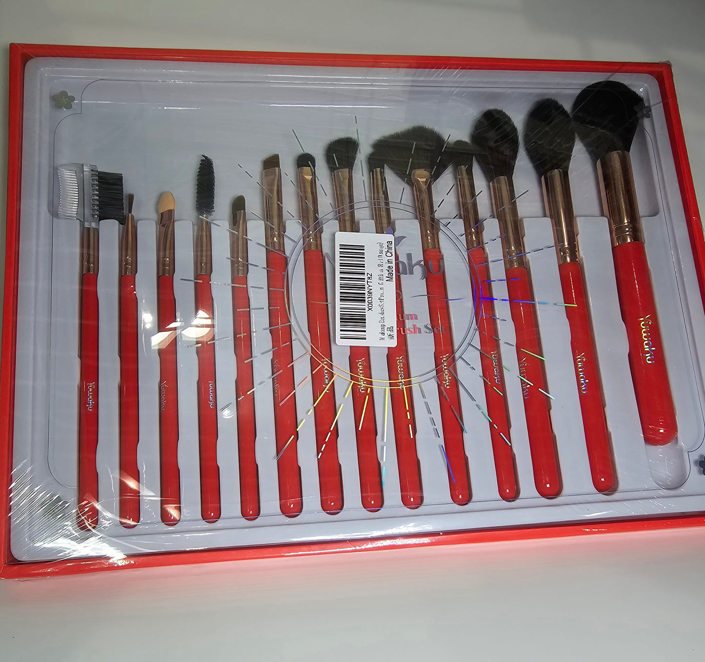 SET BROCHAS DE MAQUILLAJE 14 PZ