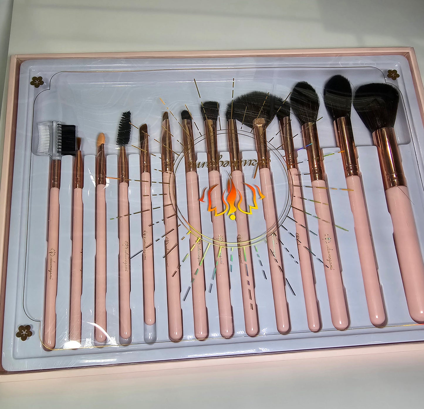 SET BROCHAS DE MAQUILLAJE 14 PZ