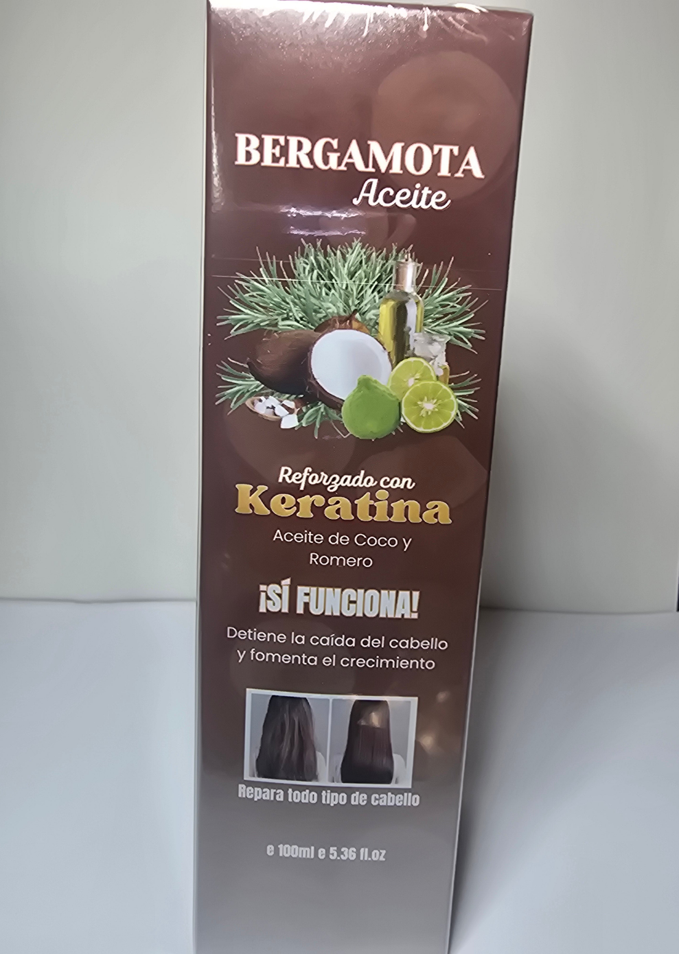 Aceite de bergamota reforzado con keratina