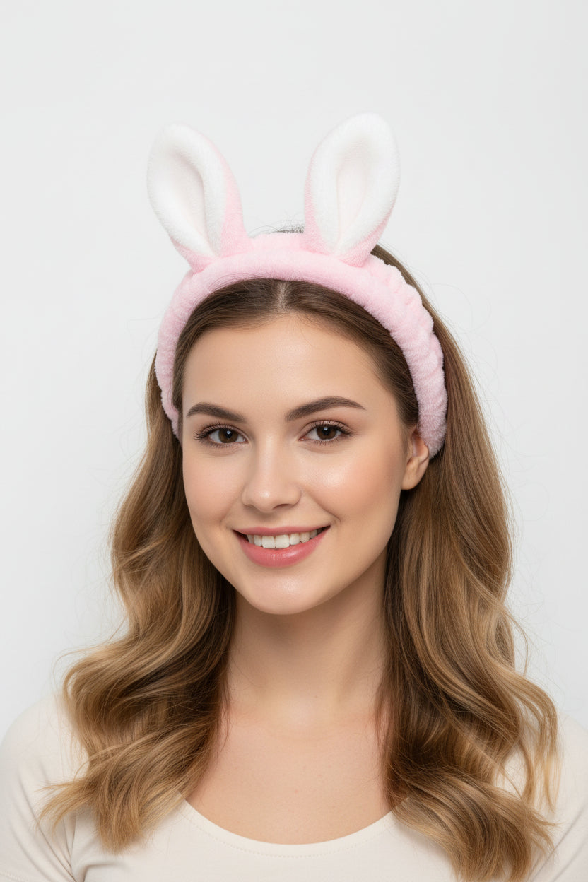 DIADEMA PARA MAQUILLAJE (CONEJO).