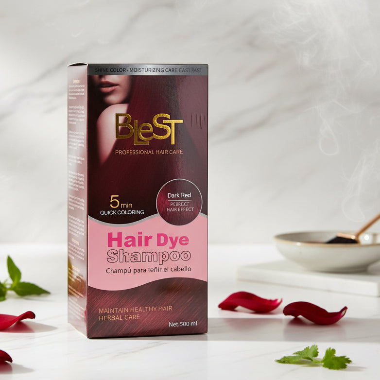 HAIR DYE SHAMPOO BLEST PROFESIONAL HAIR CARE.