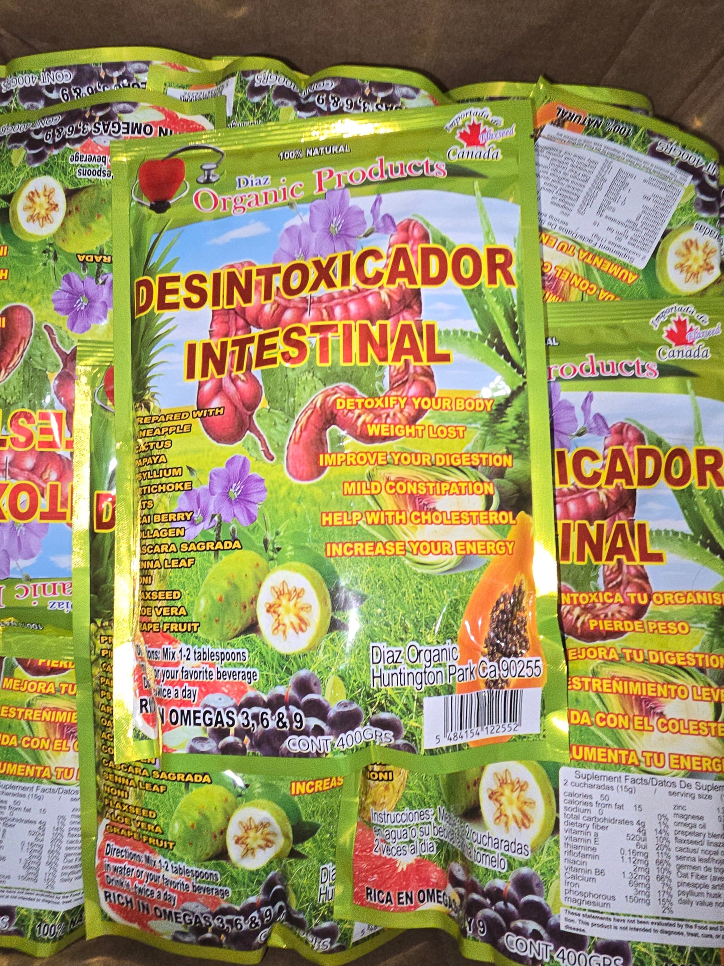 Desintoxicador intestinal organico