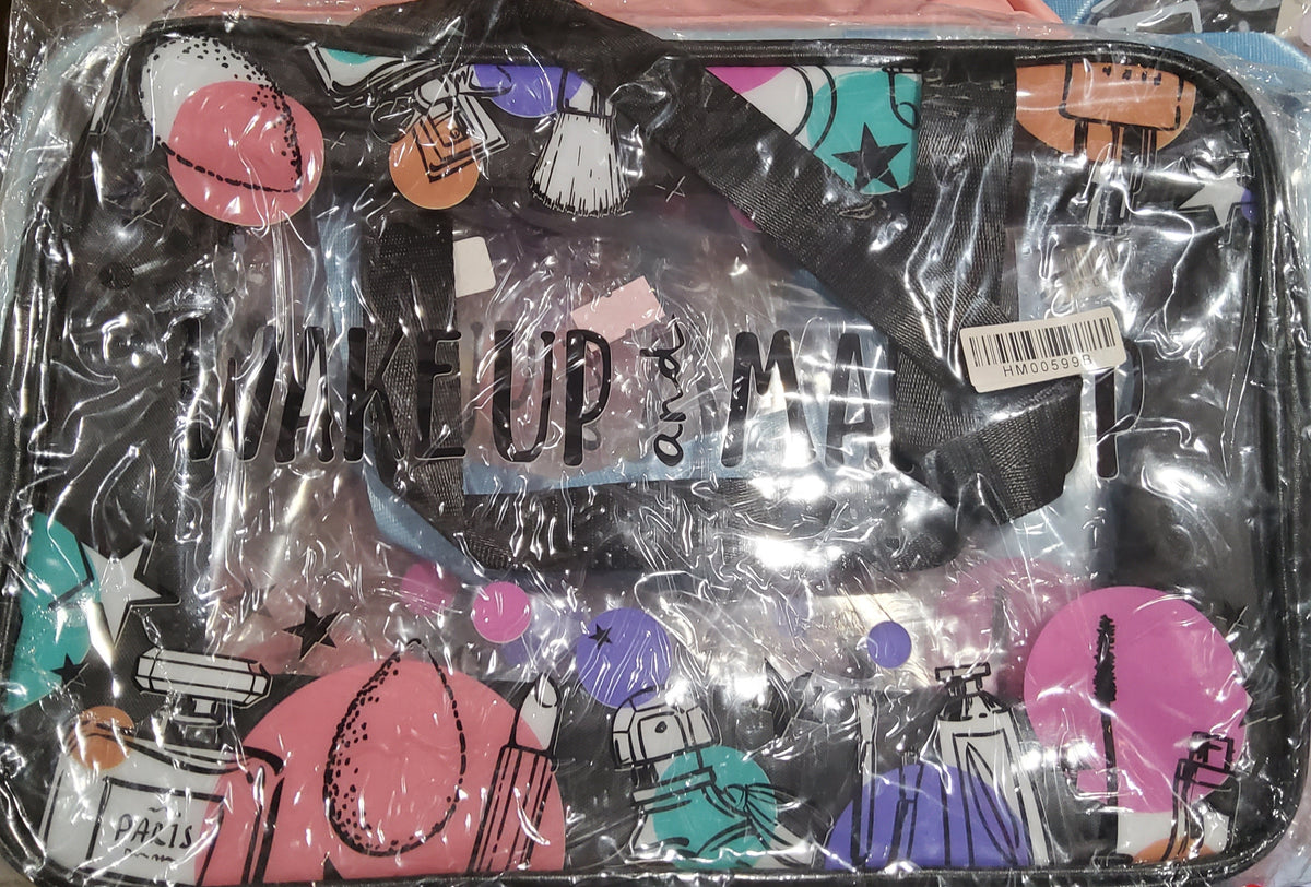 Bolsa Cosmetiquera Transparente Grande