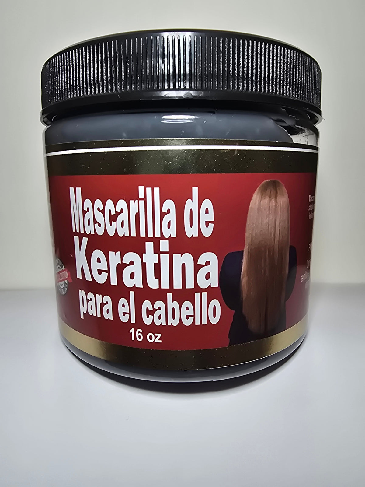 Envase original de Mascarilla de Keratina para el cabello de 16 oz