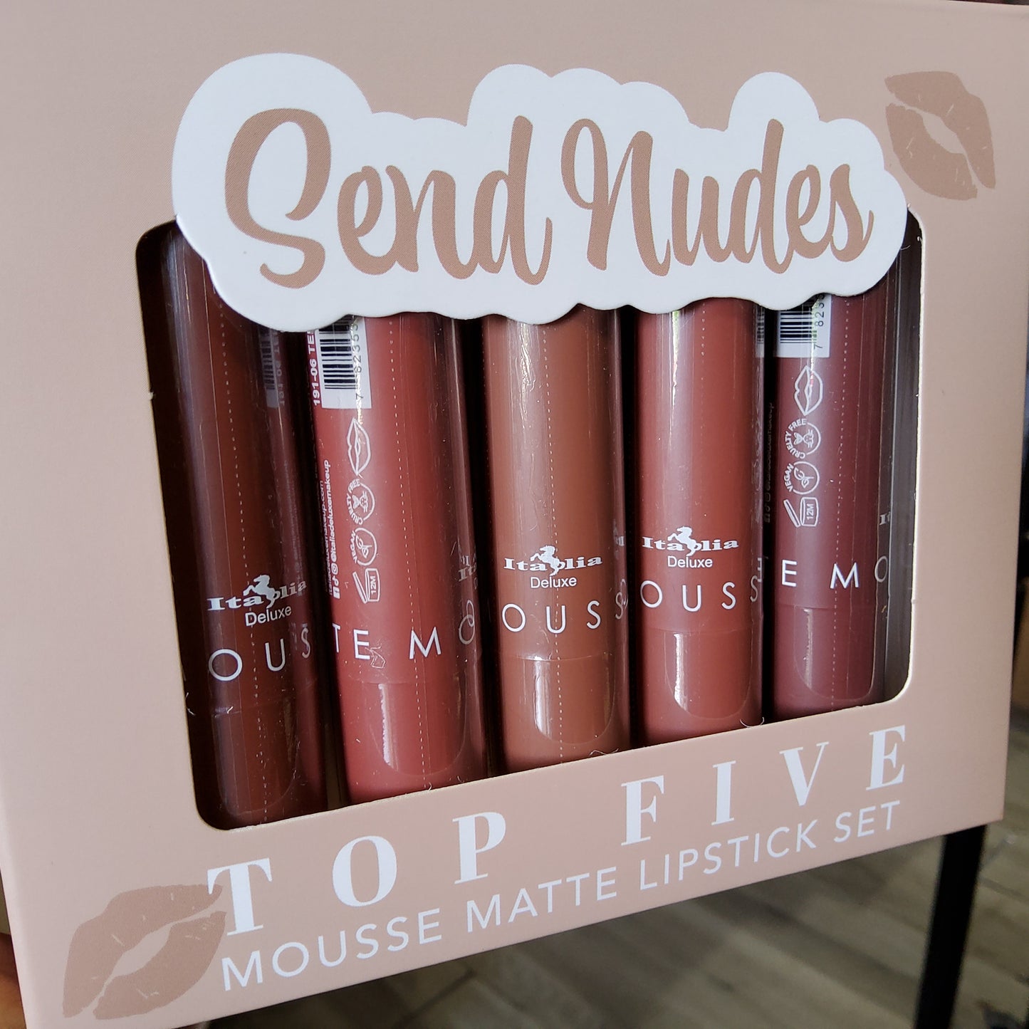 TOP FIVE "SEND NUDES" MOUSSE MATTE LIPSTICK SET