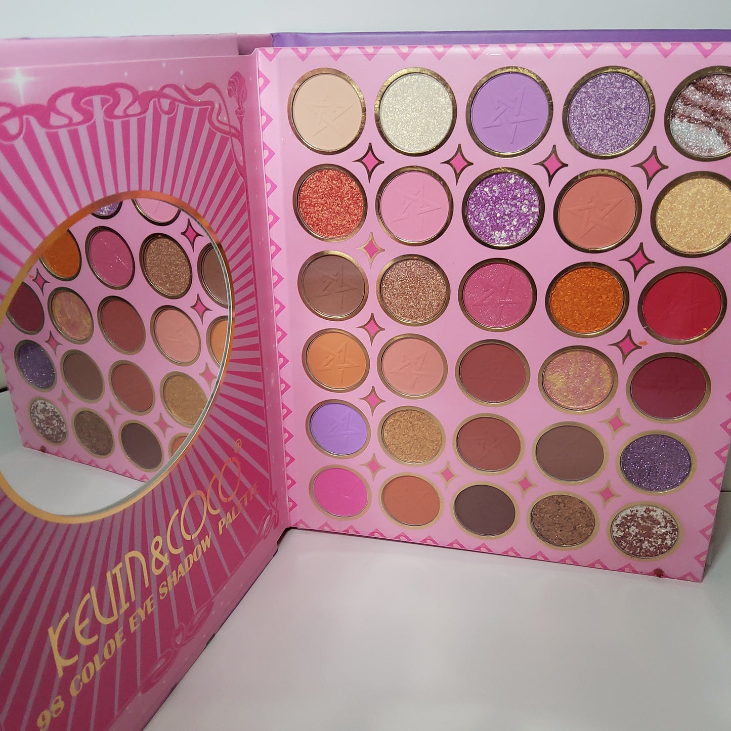 KEVIN Y COCO PURPLE DRAGON 98 COLOR EYESHADOW PALETTE