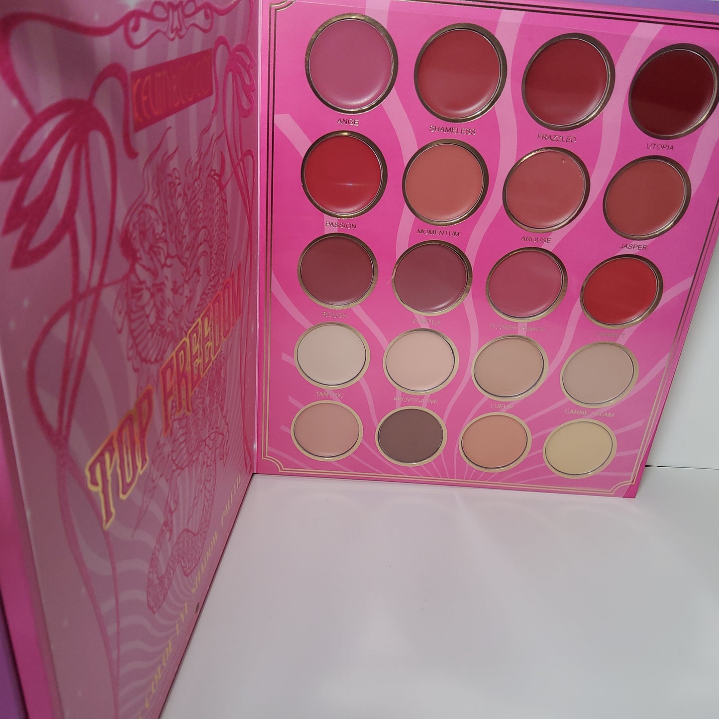 KEVIN Y COCO PURPLE DRAGON 98 COLOR EYESHADOW PALETTE