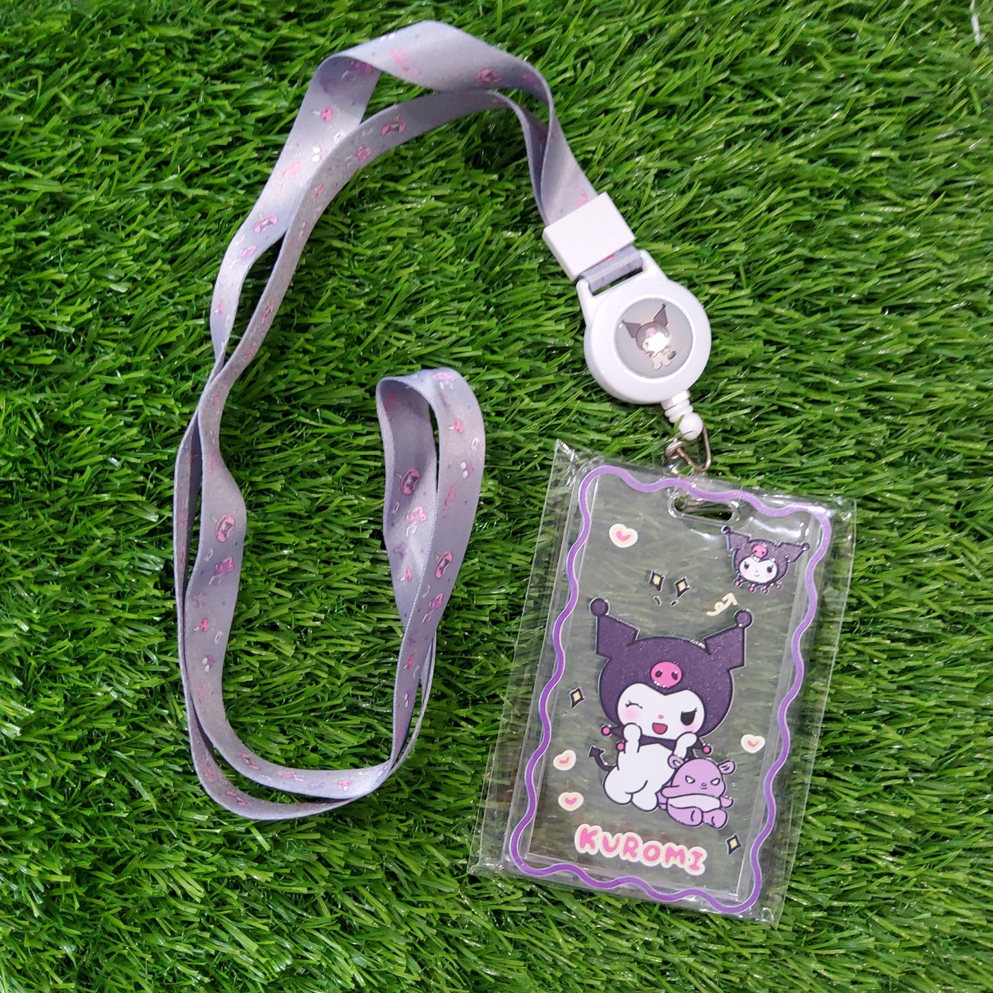 tarjetero para identificacion transparente  Hk y kuromy