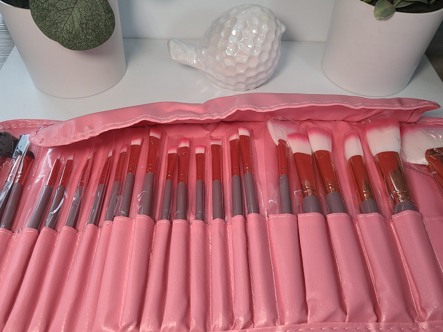 22 brochas de maquillaje