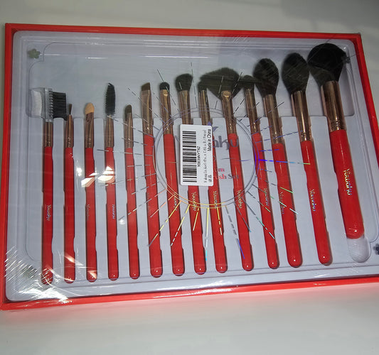 SET BROCHAS DE MAQUILLAJE 14 PZ