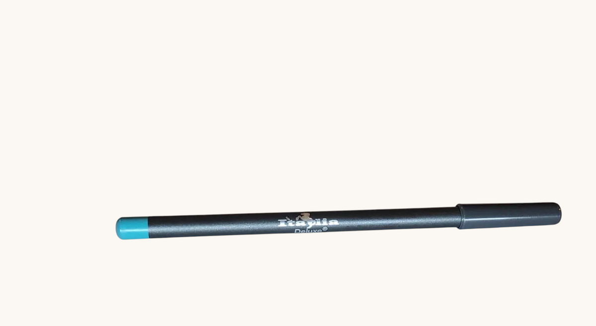 Accesorios by Alexsa Italia Deluxe lip liner pencil in a dark grey casing with a bright blue tip