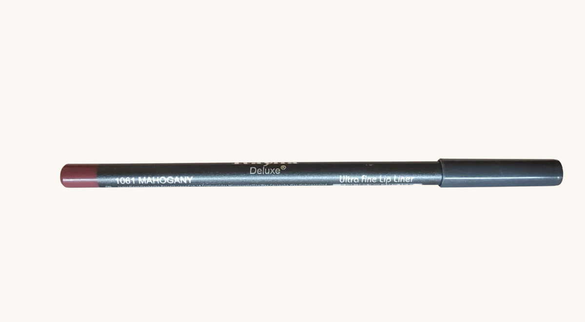 Accesorios by Alexsa Italia Deluxe lip liner pencil in mahogany shade with a dark grey casing