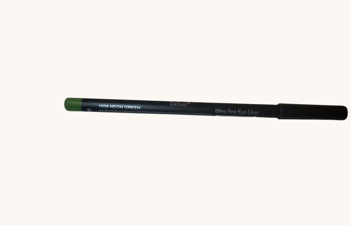 Accesorios by Alexsa Italia Deluxe neon green ultra fine eye liner pencil for precise makeup application