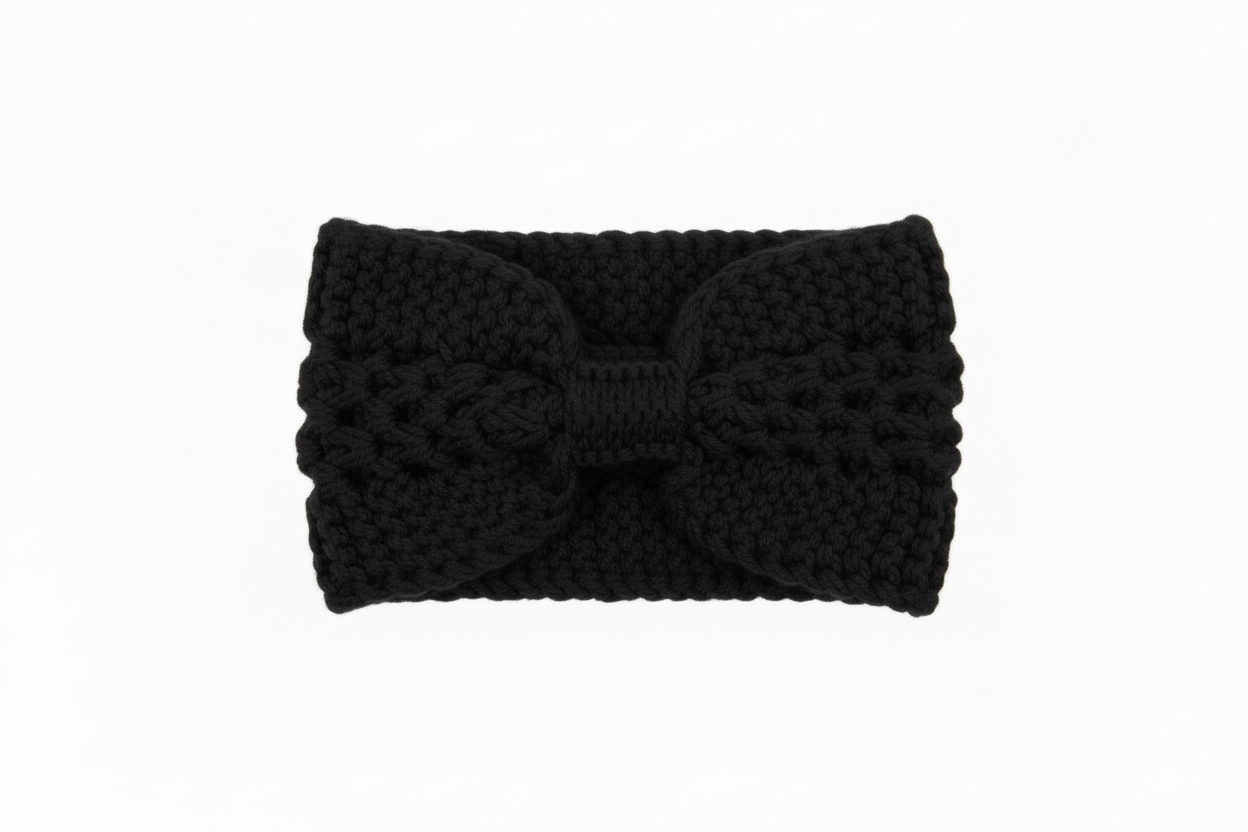 DIADEMA TEJIDA DE DAMA (CROCHET)