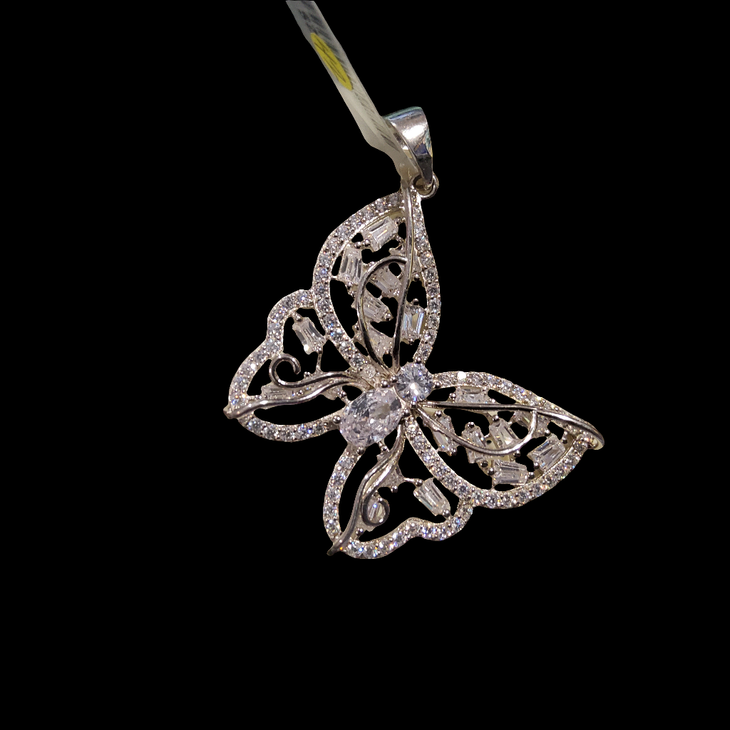 Dije de mariposa  de plata
