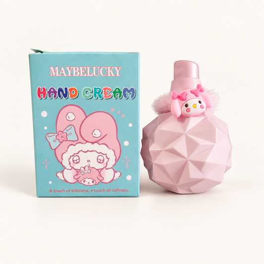 Crema para Manos Maybelucky sobre fondo blanco cálido