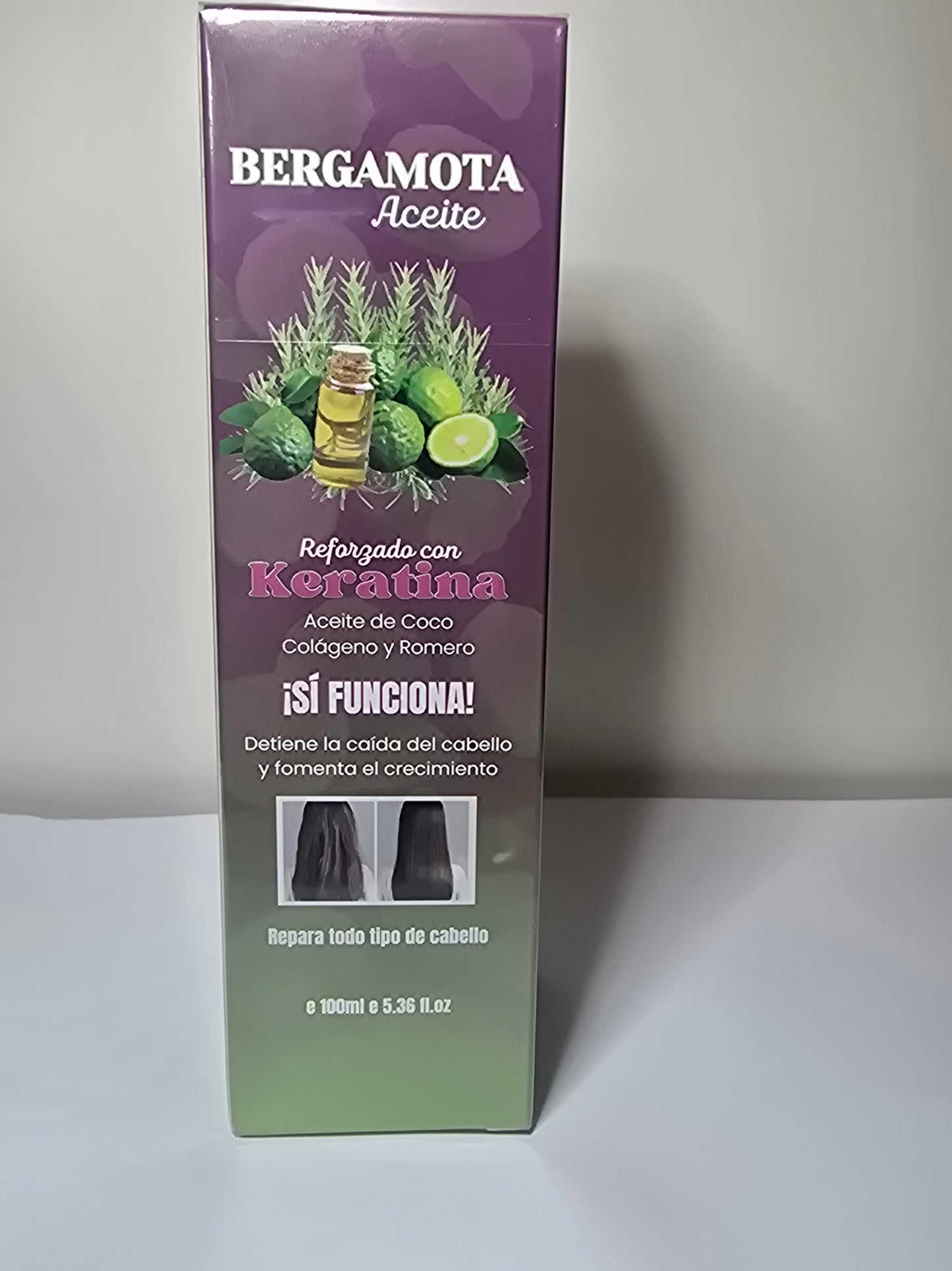 Aceite de bergamota reforzado con keratina