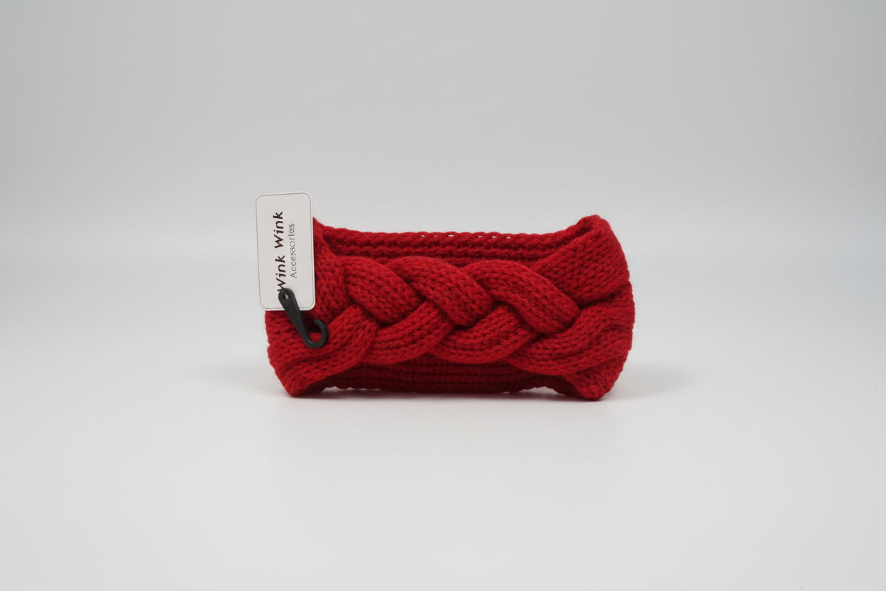 DIADEMA TEJIDA TRENZADA (CROCHET).
