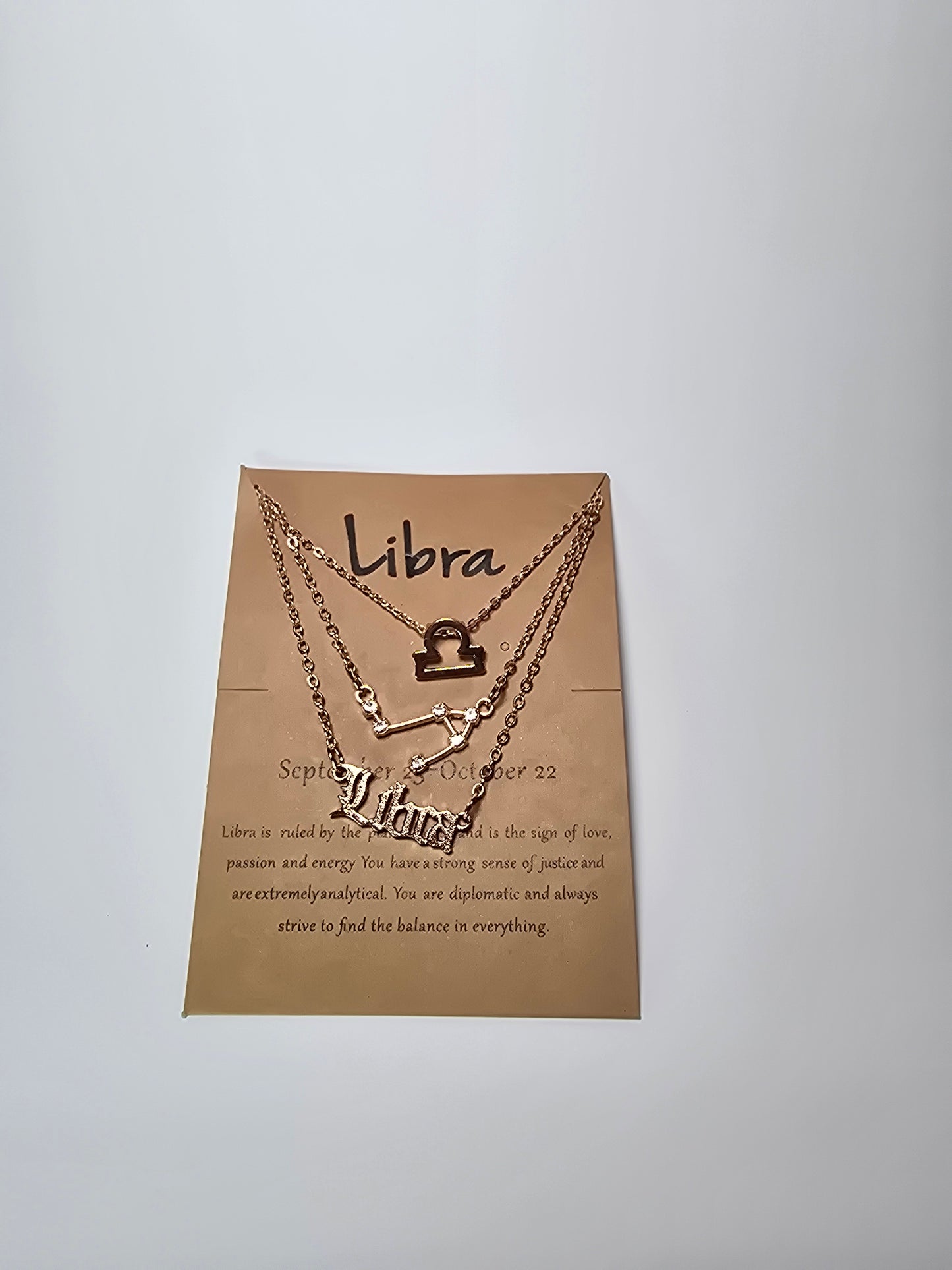 Set de Collar de Signo Zodiacal.