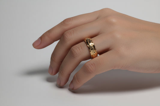 Anillo "Argolla grabada"