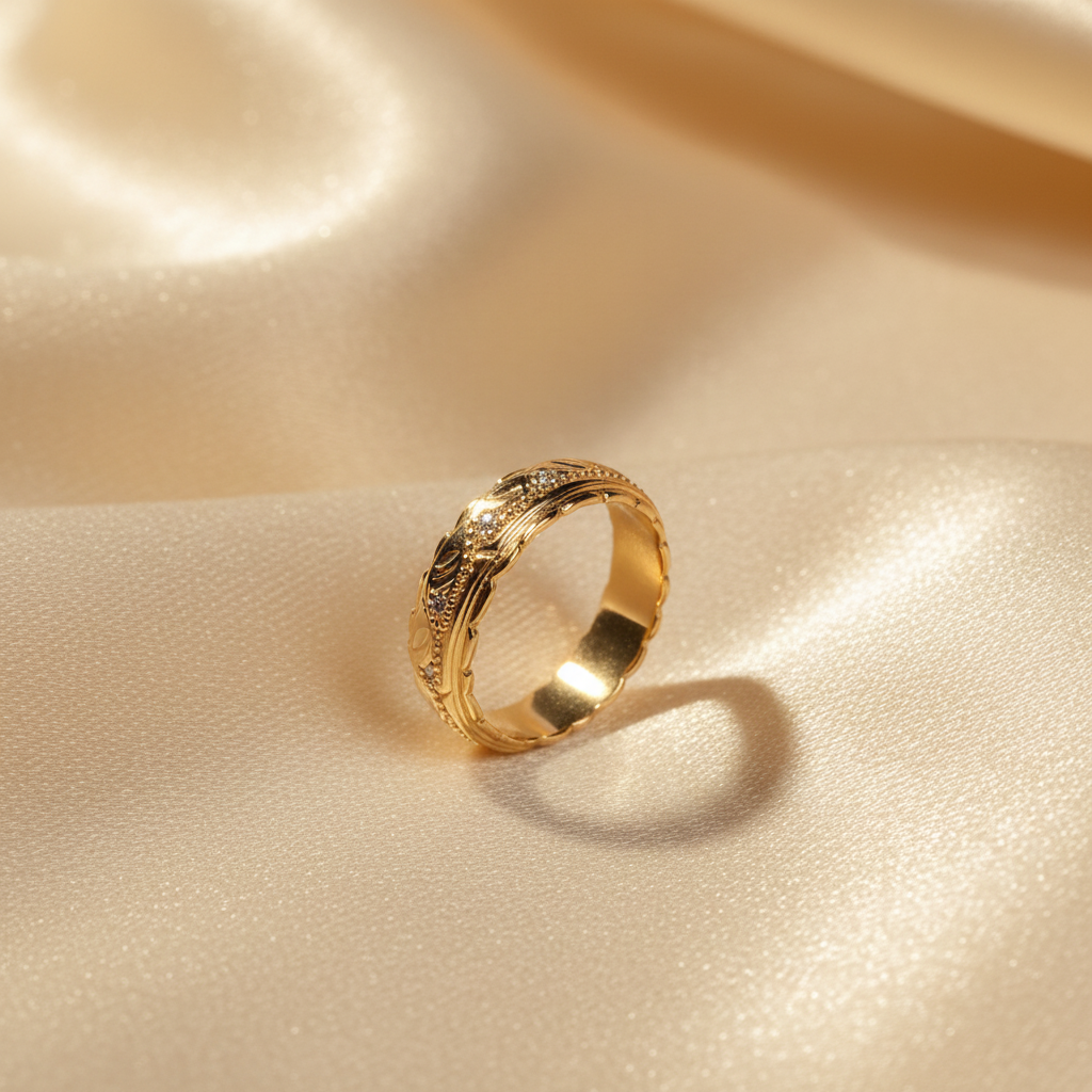 Anillo "Argolla grabada"