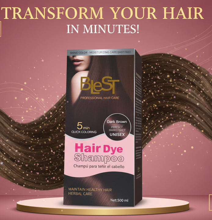 HAIR DYE SHAMPOO BLEST PROFESIONAL HAIR CARE.