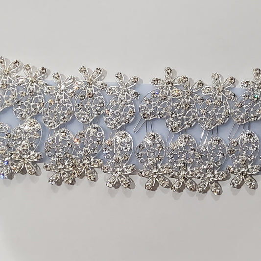 Broche de Cristales para el Cabello