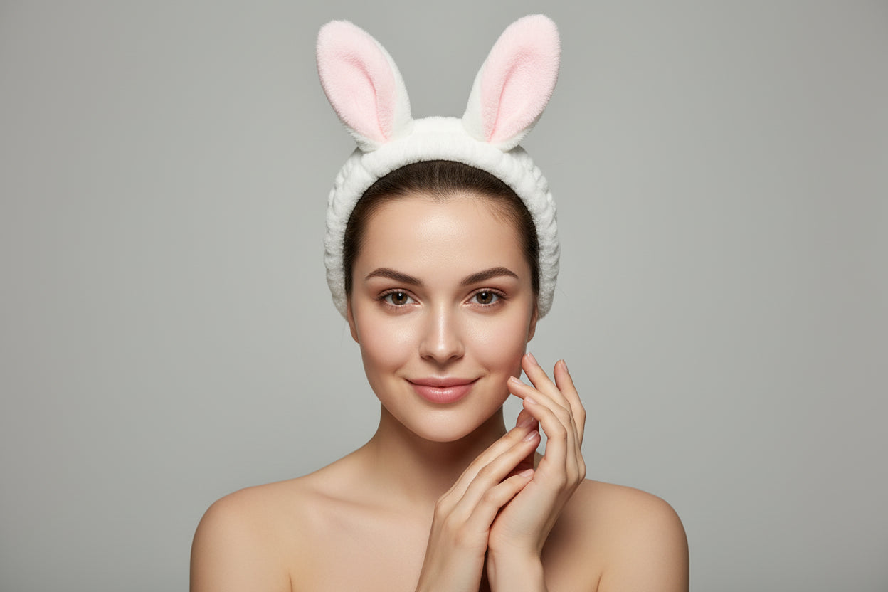 DIADEMA PARA MAQUILLAJE (CONEJO).