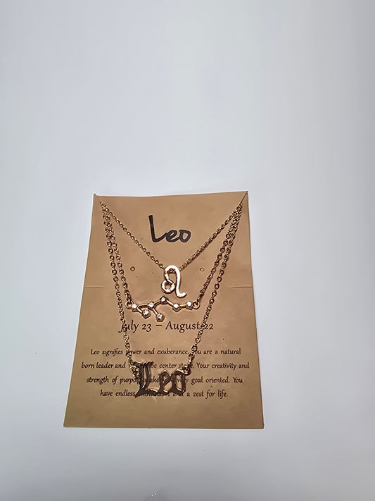 Set de Collar de Signo Zodiacal.