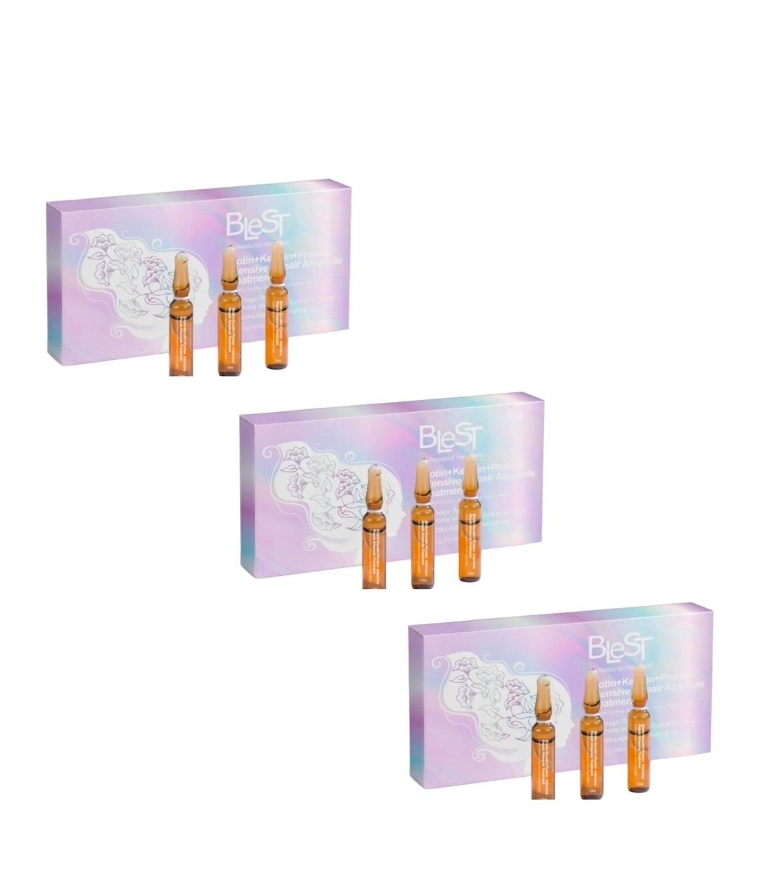 Blest professional hair care biotin+ (10 ampolletas)