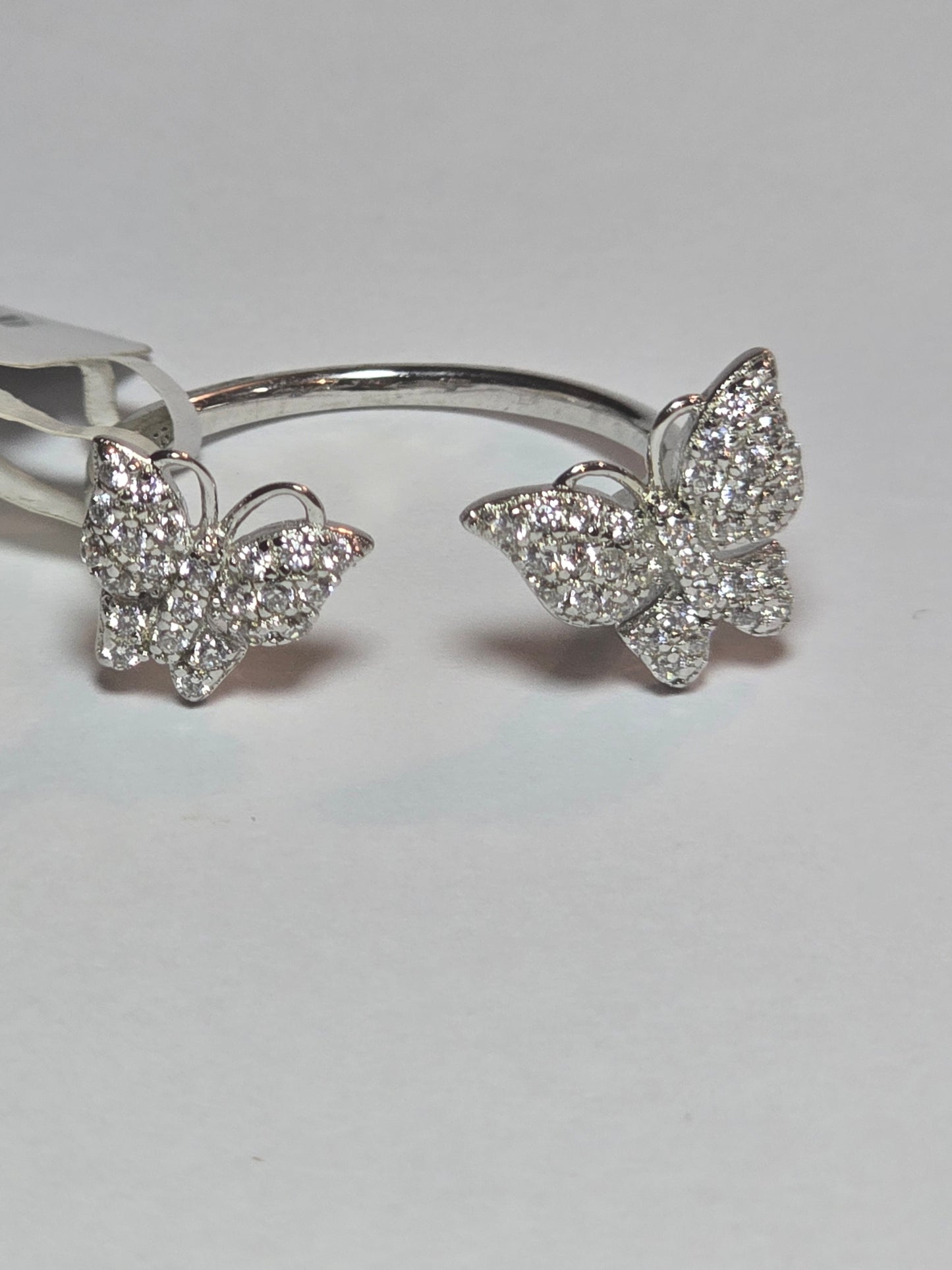 ANILLO FORMA  MARIPOSA PLATA 925.