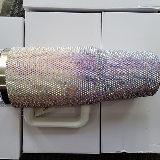 Termo con Cristales de Colores