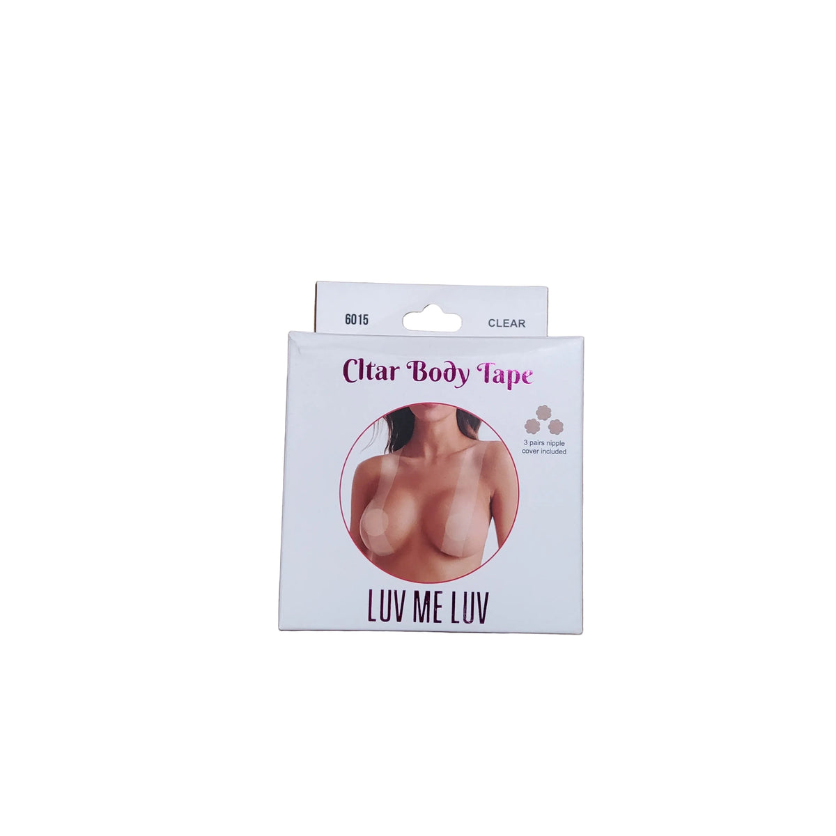 Body Tape clear, empaque frontal