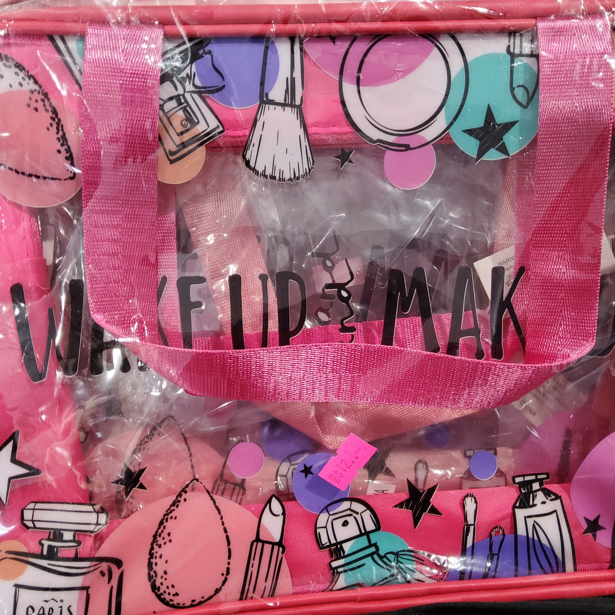 Bolsa Cosmetiquera Transparente Grande