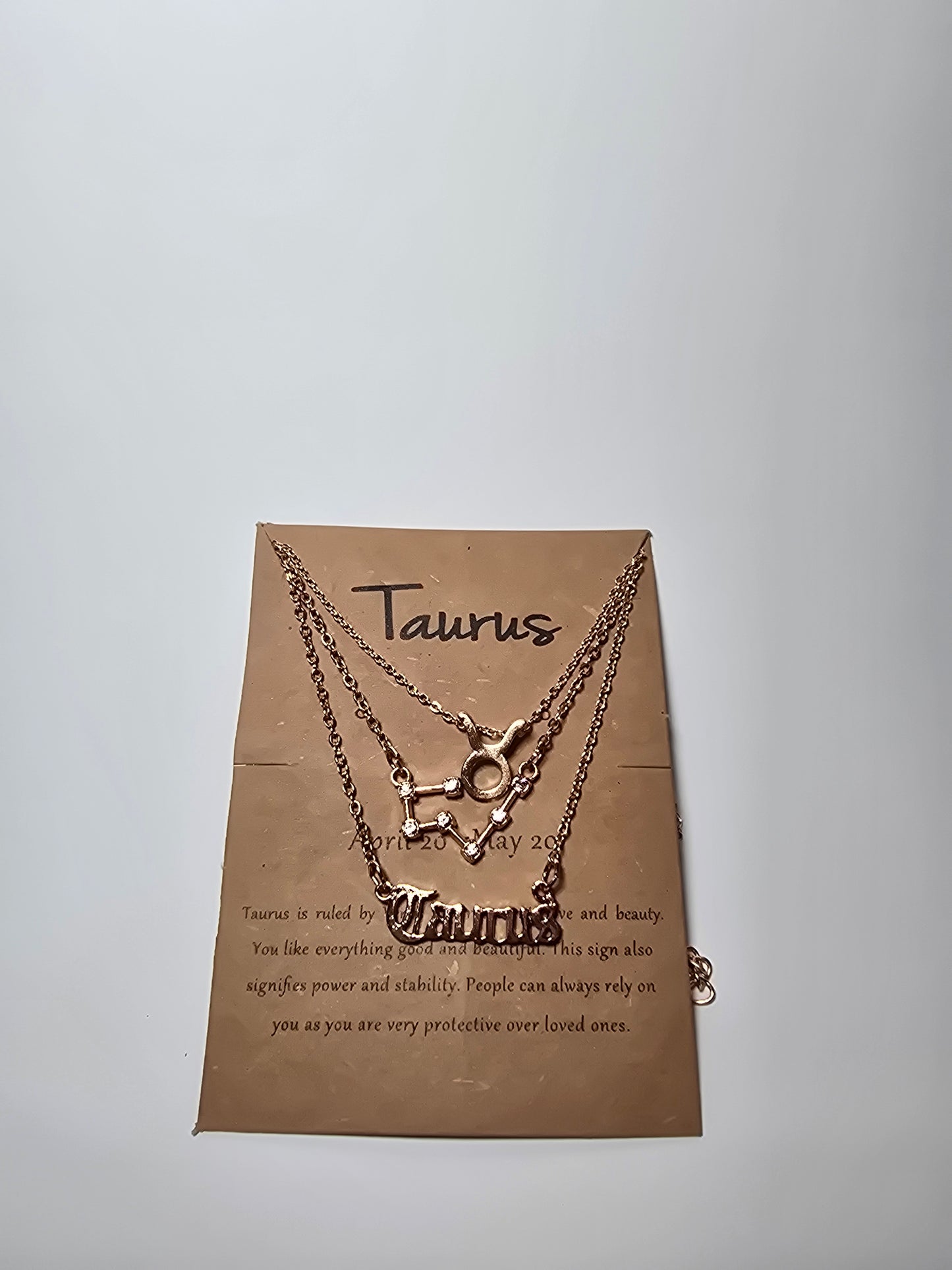 Set de Collar de Signo Zodiacal.
