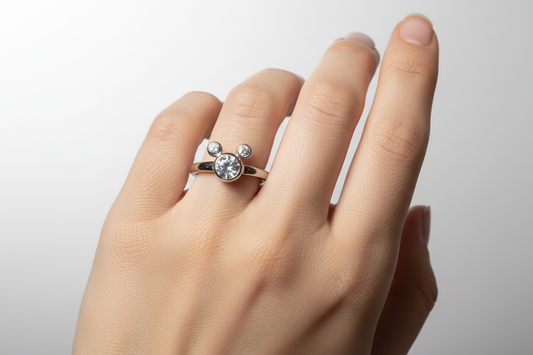 Anillo de plata 925 diseño de Minie.