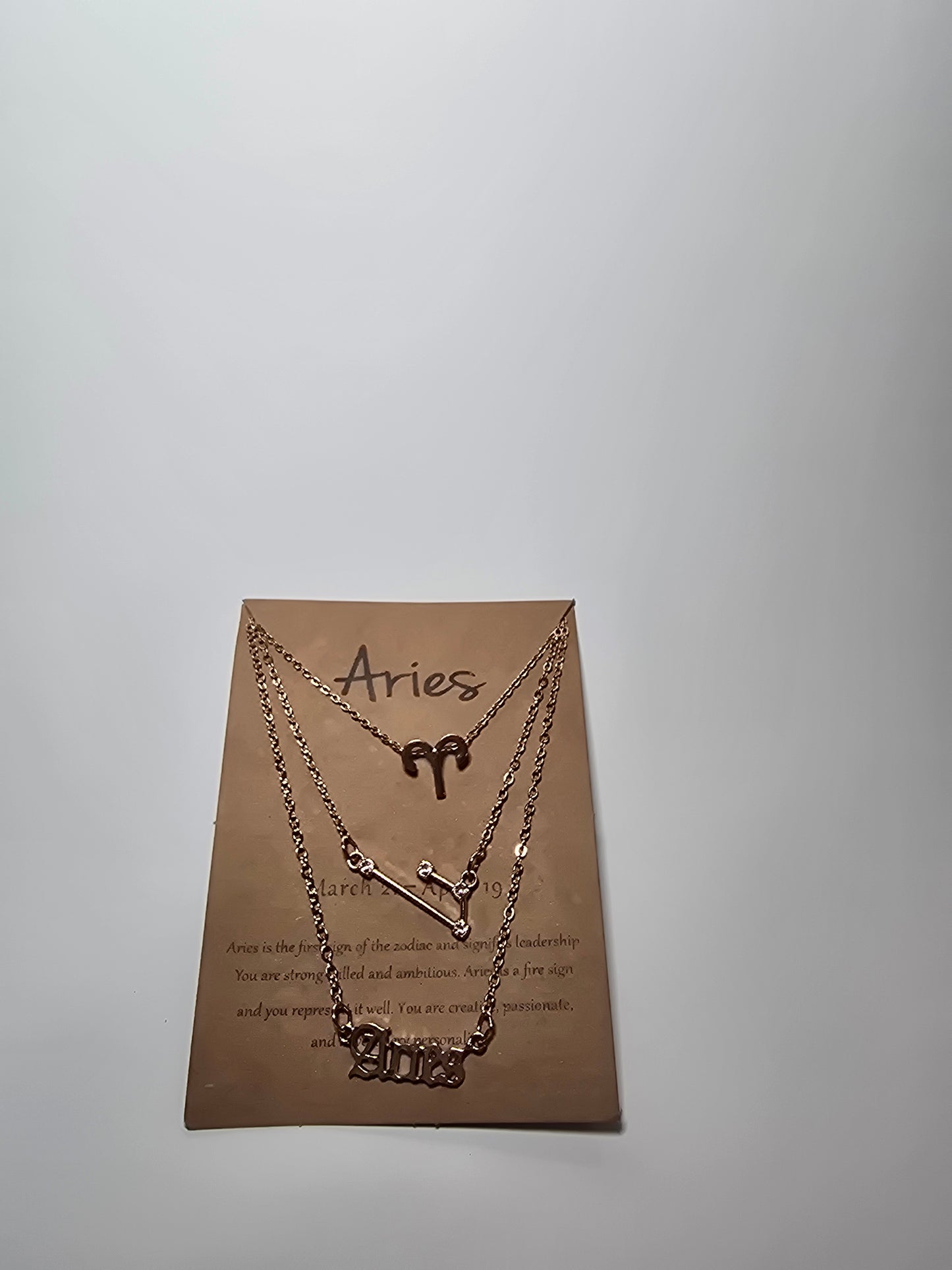 Set de Collar de Signo Zodiacal.
