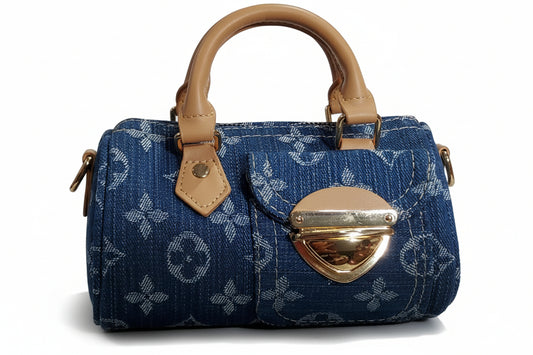 Bolso Mini Denim con Diseño