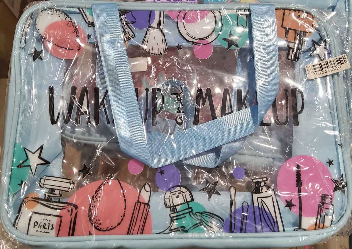 Bolsa Cosmetiquera Transparente Grande