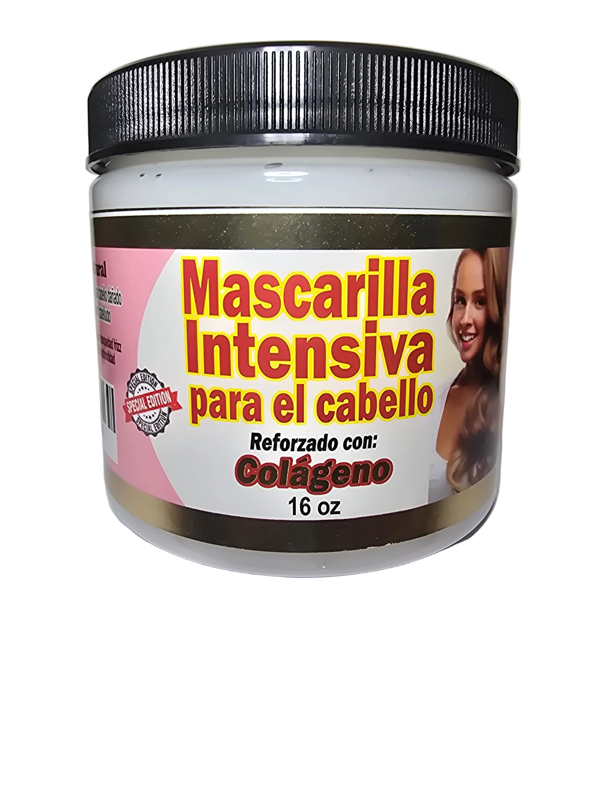 Envase original de Mascarilla intensiva para el cabello con colágeno de 16 oz