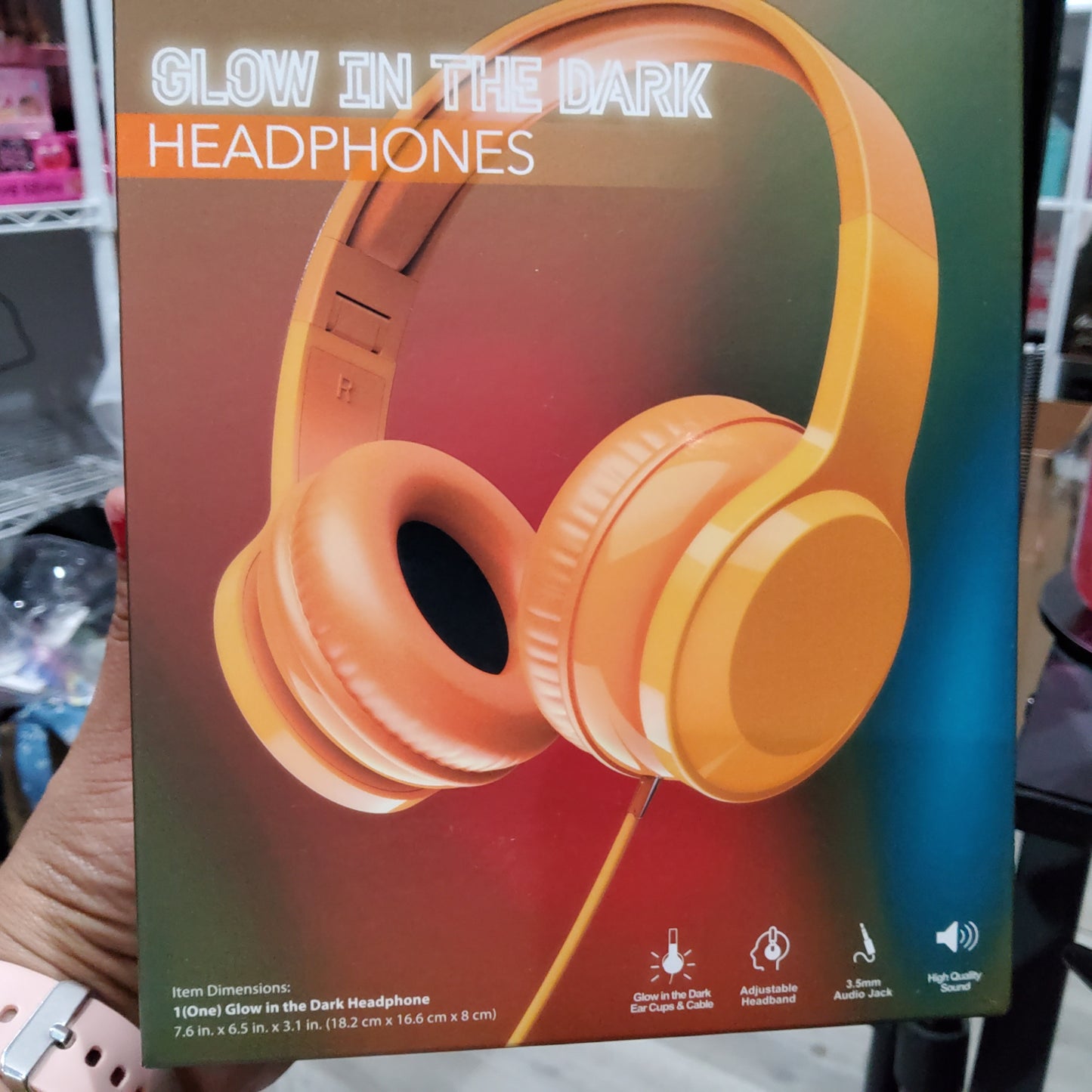 GLOW IN THE DARK HAEDPHONES