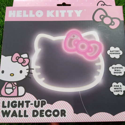 Hello kitty light-up wall decor