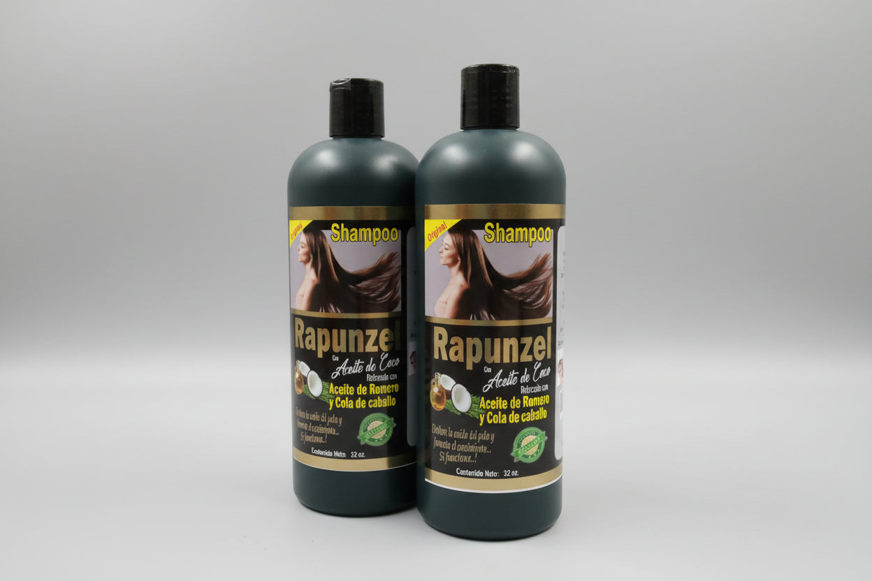 Shampoo con Bergamota, romero, espinosilla  32 oz.